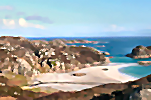 Traigh Ghael beach on the Tireragan estate